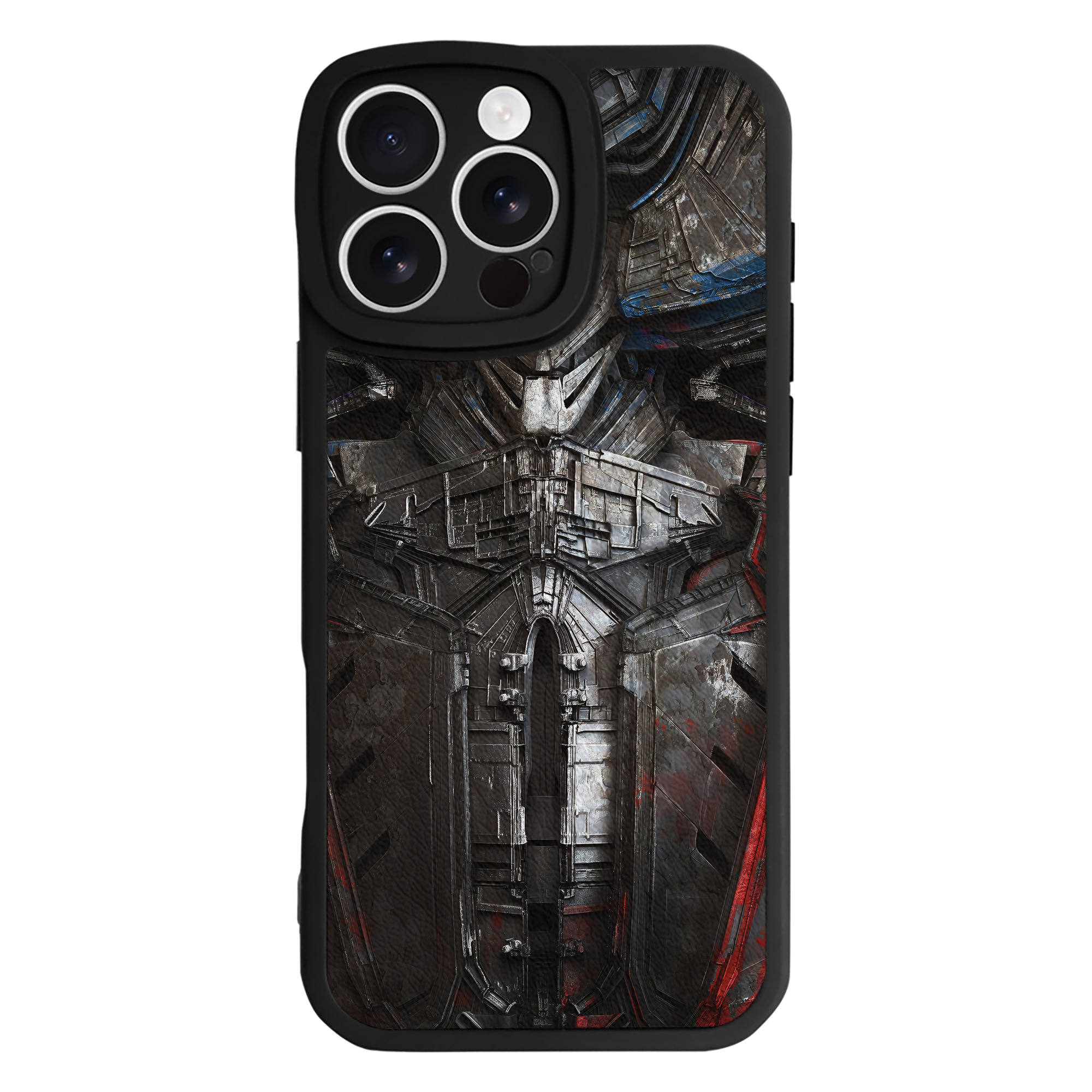 （画像用） Transformers トランスフォーマー 【iPhone 16シリーズ対応】シリコンスマホケース（レザー調） 材質：シリコン